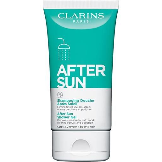 Clarins after sun shampooing douche après soleil corps & cheveux 150 ml