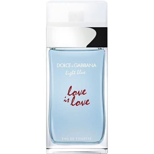Dolce & Gabbana light blue love is love pour femme eau de toilette spray 50 ml