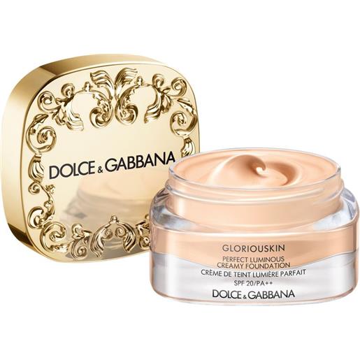 Dolce & Gabbana gloriouskin perfect luminous creamy foundation 100 - porcelain