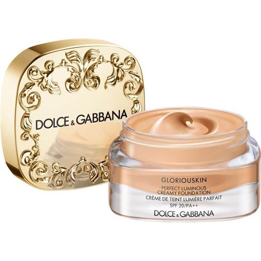 Dolce & Gabbana gloriouskin perfect luminous creamy foundation 310 - caramel