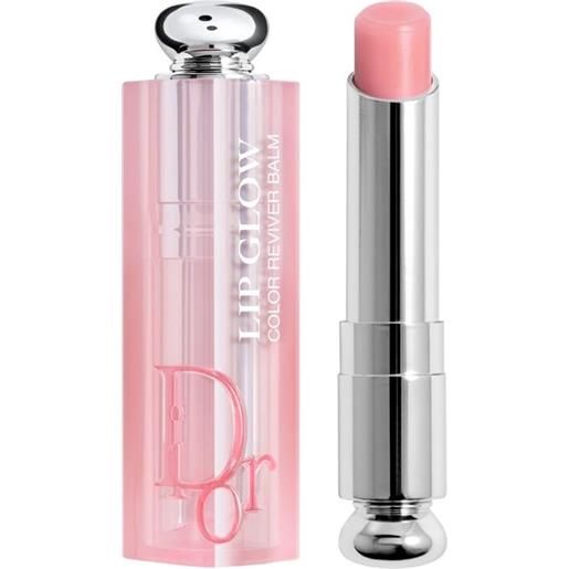 Dior addict lip glow - balsamo labbra rivelatore del colore naturale 001 - pink