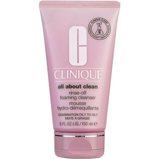 Clinique all about clean rinse off-foaming cleanser 150 ml