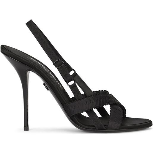 Dolce & Gabbana sandali 105mm - nero