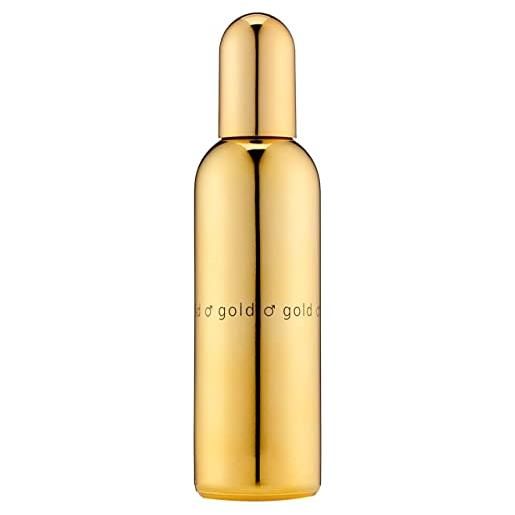 Colour me gold homme - fragrance for men - 2 x 90ml eau de parfum, twin pack, by milton-lloyd