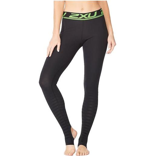 2xu power recovery compression tights nero l / regular donna
