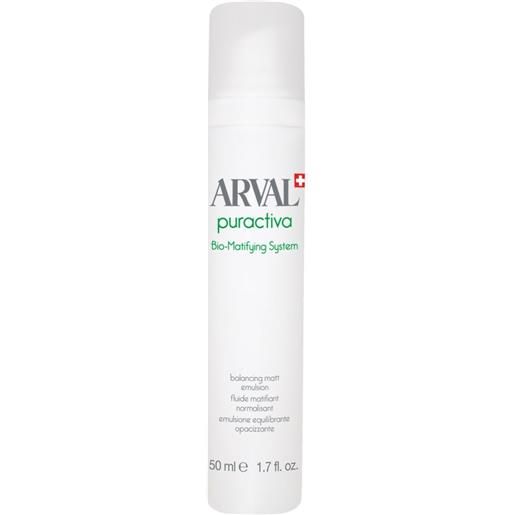 ARVAL bio-matifying system - emulsione equilibrante opacizzante 50ml