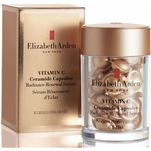 Elizabeth Arden vitamin c ceramide capsules radiance renewal serum 30caps siero viso illuminante, siero viso antimacchie