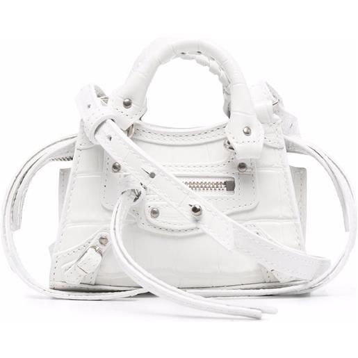 Balenciaga borsa neo classic mini - bianco
