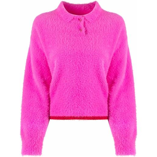 Jacquemus maglione neve - rosa