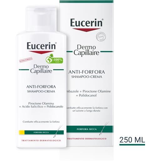 BEIERSDORF SPA eucerin dermo. Capillaire shampoo anti-forfora - shampoo in crema per forfora secca - 250 ml