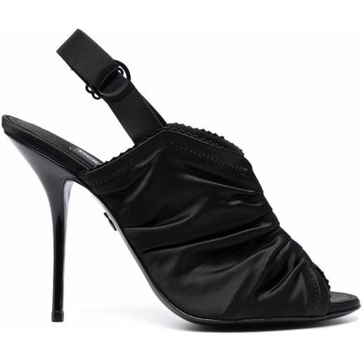 Dolce & Gabbana sandali con tacco a stiletto - nero