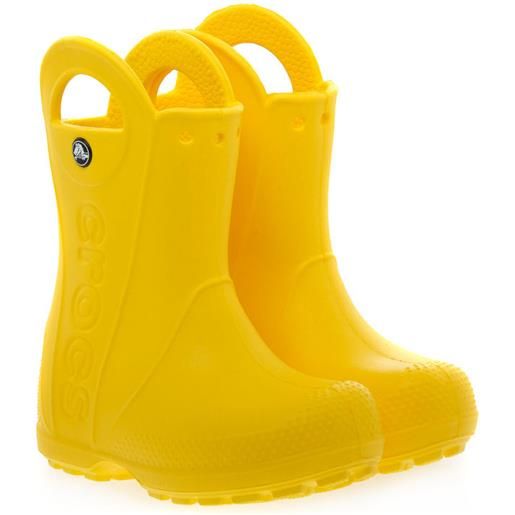 CROCS yel rain boot kid