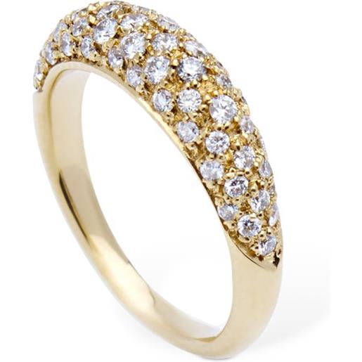 NINA WEBRINK anello reflection in oro 18kt con diamanti
