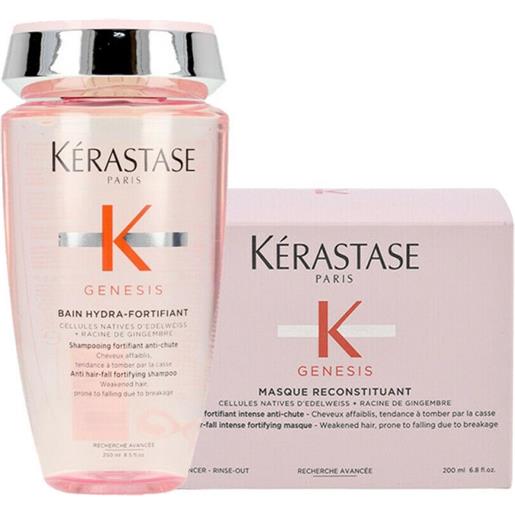 Kérastase kerastase genesis bain hydra-fortifiant+masque reconstituant 250+200ml - shampo+maschera capelli indeboliti fragili