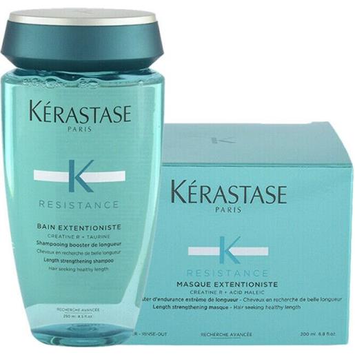 Kérastase kerastase resistance extentioniste bain + masque 250+200ml shampoo + maschera rinforzante capelli lunghi