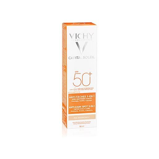 Vichy capital soleil trattamento anti-macchie colorato 3 in 1 spf 50+ 50 ml