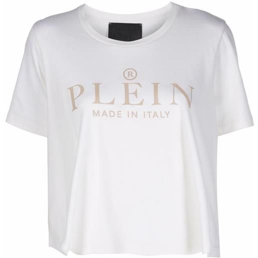 Philipp Plein t-shirt crop iconic plein - toni neutri