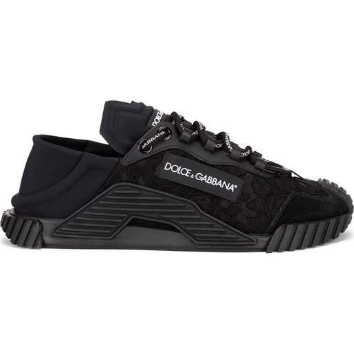 Dolce & Gabbana sneakers senza lacci ns1 - nero