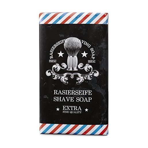 Fripac-medis barre di sapone da barba, confezione da 2