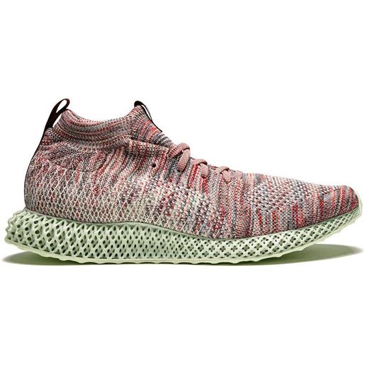 adidas sneakers consortium runner kith 4d - rosso