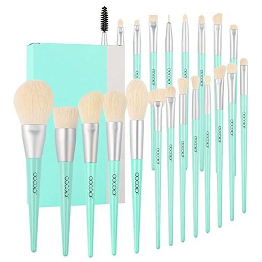 Jessup pennelli trucco occhi professionali 16 pezzi set, per make up  ombretto eyeliner evidenziatore correttore blending spoolie, capelli  sintetici puri, nero T272 : : Bellezza