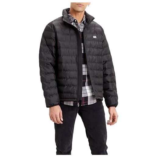 Levi's presidio packable jacket mineral black, giacca uomo, mineral black, s