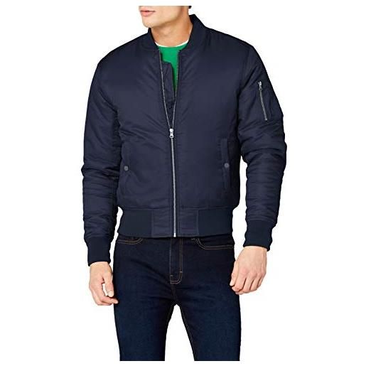 Urban Classics basic bomber jacket, giacca uomo, nero, 3xl