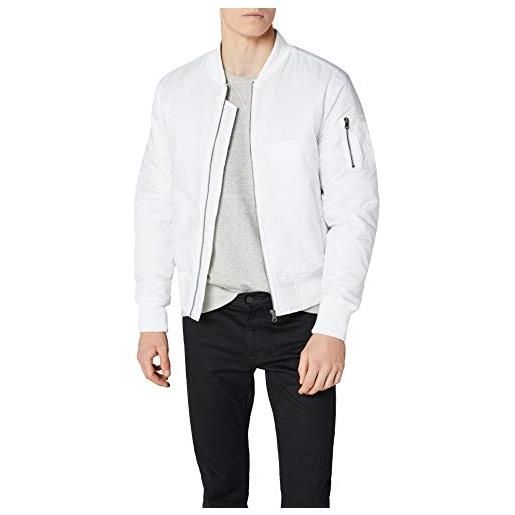 Urban Classics basic bomber jacket, giacca uomo, navy, m