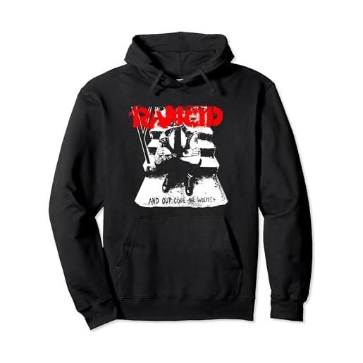 Rancid - official merchandise - and out come the wolves felpa con cappuccio