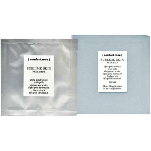 Comfort Zone sublime skin peel pad 14 pz - dischetti viso esfolianti pelle mature