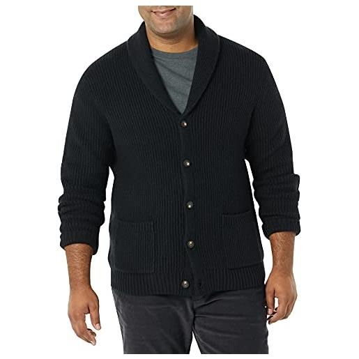 Amazon Essentials long-sleeve soft touch shawl collar cardigan maglione, oliva dorata, xs