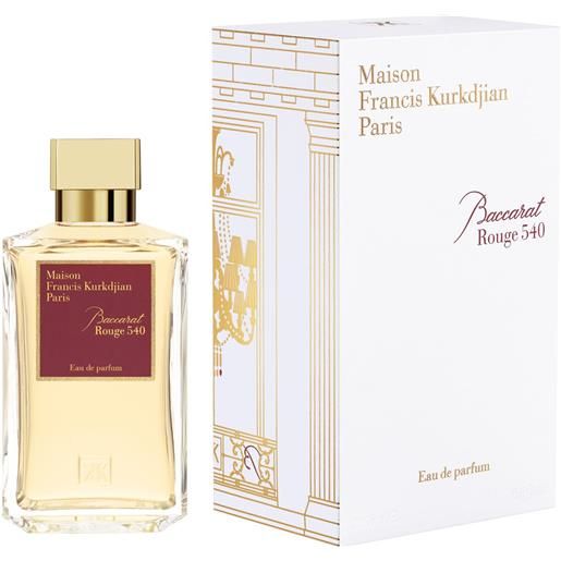 MAISON FRANCIS KURKDJIAN eau de parfum baccarat rouge 540 200ml