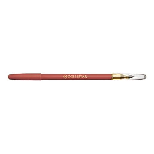 Collistar matita professionale labbra, n. 8 rosa cameo, matita labbra waterproof e a lunga durata, sfumabile con pennellino, 1,2 ml