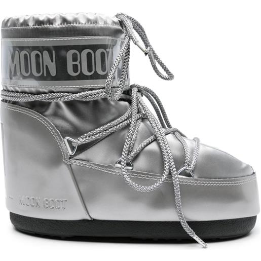 Moon Boot stivali monaco metallizzati - grigio