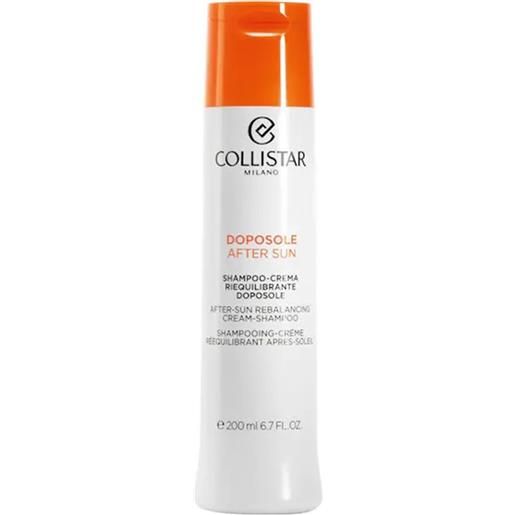 Collistar Sole collistar shampoo crema riequilibrante doposole, 200ml