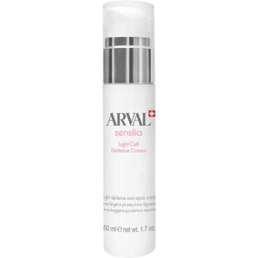 Arval sensilia - light cell defence cream - crema leggera protettiva riparatrice 50 ml