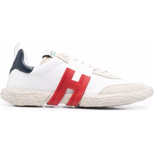 Hogan sneakers con logo 3r h - bianco