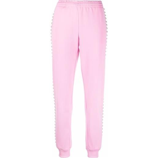 Moschino pantaloni sportivi - rosa