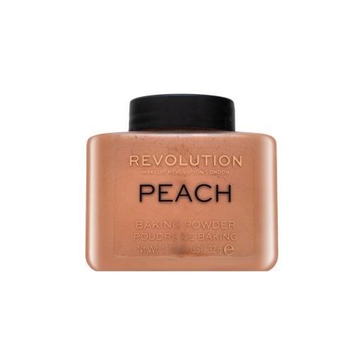 Makeup Revolution baking powder peach cipria per l' unificazione della pelle e illuminazione 32 g