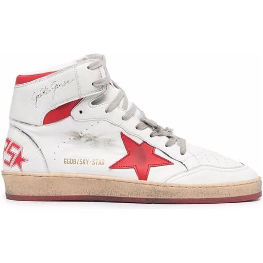 Golden Goose sneakers alte sky-star - bianco