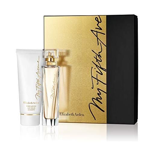 Elizabeth Arden my 5th avenue coffret cofanetto con prodotti per il corpo - 550 g, 50 ml