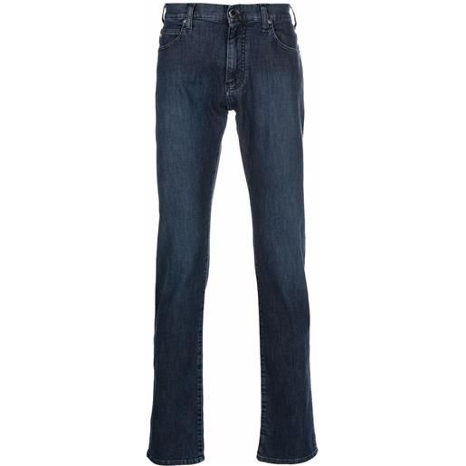 Emporio Armani jeans a vita media - blu