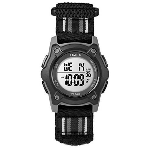 Timex orologio digitale unisex bambini con cinturino in tessuto tw7c26400
