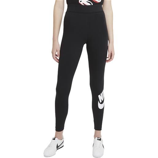 Nike leggings da donna a vita alta essential nero