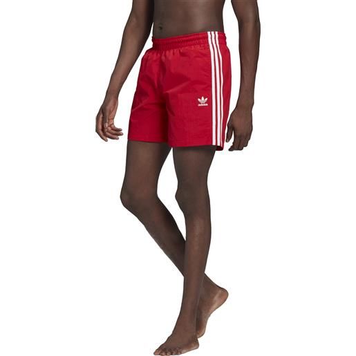 Adidas originals costume da uomo adicolor classics 3-stripes rosso