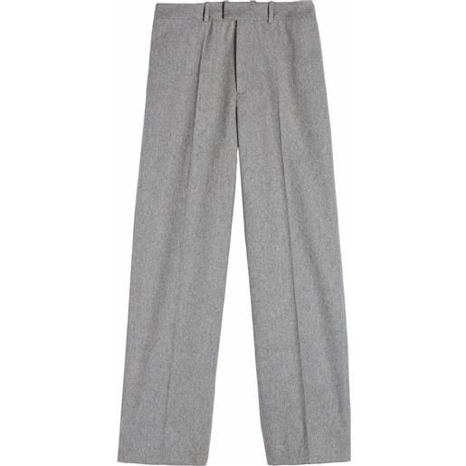 Off-White pantaloni sartoriali dritti - grigio