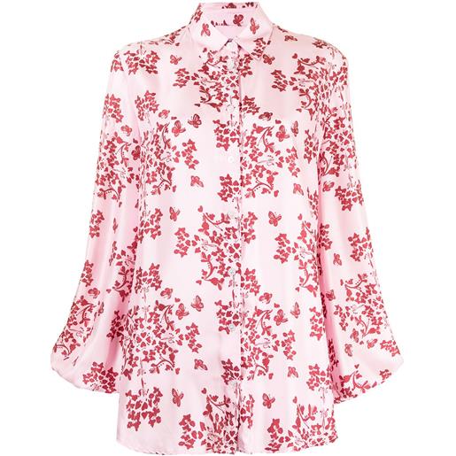 Macgraw blusa story con stampa - rosa