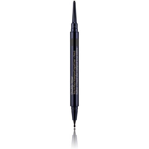 Estée Lauder double wear stay-in-place waterproof liquid liner + pencil black - 01 onyx