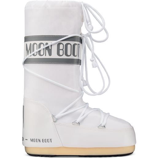 Moon boot icon white in nylon originals® - bianco