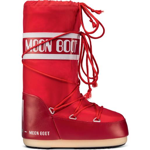 Moon boot icon rosso in nylon originals® - rosso